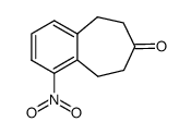 1-nitro-8,9-dihydro-5H-benzo[7]annulen-7(6H)-one Structure