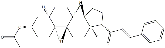 1-[3β-(Acetyloxy)-5β-androstan-17β-yl]-3-phenyl-2-propen-1-one picture