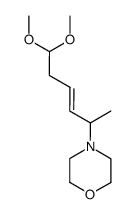 (E)-1,1-dimethoxy-5-morpholino-3-hexene Structure