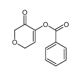 (5-oxo-2H-pyran-4-yl) benzoate结构式