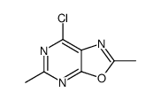 2,5-dimethyl-7-chlorooxazolo[5,4-d]pyrimidine Structure