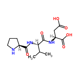 H-Pro-Val-Asp-OH Structure