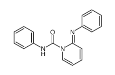 1-phenylcarbamoyl-2-phenylimino-1,2-dihydropyridine结构式