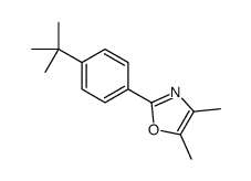 2-(4-tert-butylphenyl)-4,5-dimethyl-1,3-oxazole结构式