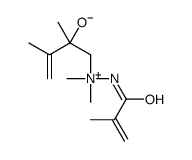 1-[dimethyl-(2-methylprop-2-enoylamino)azaniumyl]-2,3-dimethylbut-3-en-2-olate Structure