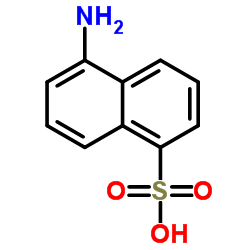 1-naphthylamine-5-sulfonic acid Structure