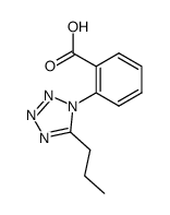 1-(2-Carboxyphenyl)-2-n-propyltetrazole Structure