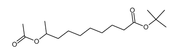 9-Acetoxydecansaeure-t-butylester结构式