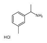 1-M-tolylethanamine hydrochloride结构式