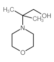 2-甲基-2-吗啉丙烷-1-醇结构式