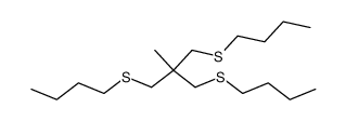 1,1,1-tris(n-butylthiomethyl)ethane Structure