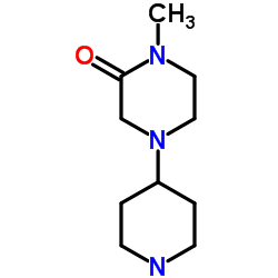 1-Methyl-4-(4-piperidinyl)-2-piperazinone图片