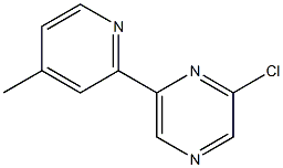 2-Chloro-6-(4-methyl-pyridin-2-yl)-pyrazine Structure