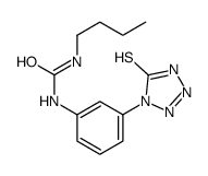 1-butyl-3-[3-(5-sulfanylidene-2H-tetrazol-1-yl)phenyl]urea Structure