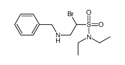 2-(benzylamino)-1-bromo-N,N-diethylethanesulfonamide结构式