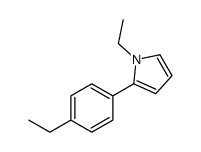 1-ethyl-2-(4-ethylphenyl)pyrrole Structure