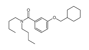 N,N-dibutyl-3-(cyclohexylmethoxy)benzamide Structure