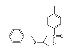 1-(2-benzylsulfanyl-2-methylpropyl)sulfonyl-4-methylbenzene Structure