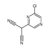 2-(6-chloropyrazin-2-yl)propanedinitrile Structure