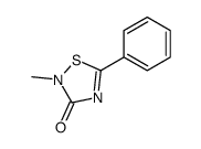 2-methyl-5-phenyl-1,2,4-thiadiazol-3-one Structure