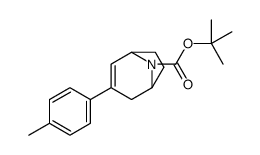 tert-butyl 3-(4-methylphenyl)-8-azabicyclo[3.2.1]oct-3-ene-8-carboxylate Structure