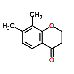 7,8-Dimethyl-2,3-dihydro-4H-chromen-4-one Structure