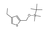 tert-butyl[(4-ethyl-2-thienyl)methoxy]dimethylsilane Structure