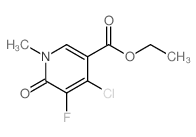 ETHYL 4-CHLORO-5-FLUORO-1-METHYL-6-OXO-1,6-DIHYDROPYRIDINE-3-CARBOXYLATE picture