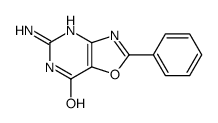 5-amino-2-phenyl-4H-[1,3]oxazolo[4,5-d]pyrimidin-7-one Structure