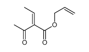 prop-2-enyl 2-acetylbut-2-enoate结构式