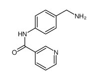 3-Pyridinecarboxamide, N-[4-(aminomethyl)phenyl] Structure