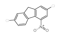 9H-Fluorene,2,7-dichloro-4-nitro-结构式