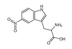 5-nitro-L-tryptophan Structure