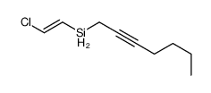 2-chloroethenyl(hept-2-ynyl)silane Structure