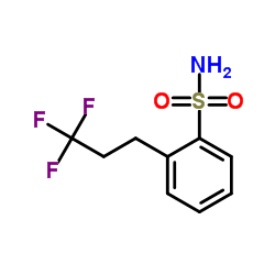 2-(3,3,3-三氟丙基)苯磺酰胺结构式