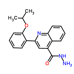 2-(2-Isopropoxyphenyl)-4-quinolinecarbohydrazide Structure