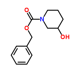 1-Benzyloxycarbonyl-3-hydroxypiperidine structure