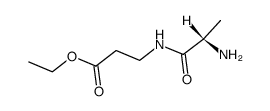 N-L-alanyl-β-alanine ethyl ester结构式