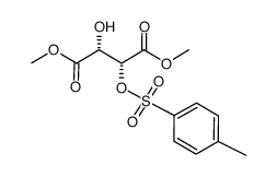 dimethyl 2-<(p-tolylsulfonyl)oxy>-3-hydroxybutanedioate Structure