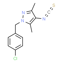 1-(4-CHLORO-BENZYL)-4-ISOTHIOCYANATO-3,5-DIMETHYL-1H-PYRAZOLE structure