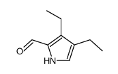 3,4-Diethyl-1H-pyrrole-2-carbaldehyde structure