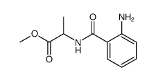 methyl 2-(2-aminobenzamido)propanoate Structure