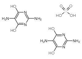 2,5-Diamino-4,6-dihydropyrimidine hemisulfate salt Structure