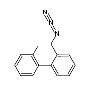 2-iodo-2'-(azidomethyl)biphenyl结构式