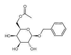 benzyl 6-O-acetyl-β-D-galactopyranoside结构式