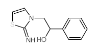 3(2H)-Thiazoleethanol,2-imino-a-phenyl- Structure