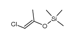 1-chloro-2-trimethylsilyloxy-1-propene Structure