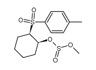 (+/-)-sulfurous acid methyl ester-[cis-2-(toluene-4-sulfonyl)-cyclohexyl ester]结构式