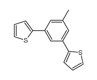 1-methyl-3,5-bis(2'-thienyl)benzene Structure