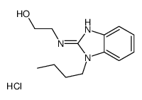 2-[(1-butylbenzimidazol-2-yl)amino]ethanol,hydrochloride Structure